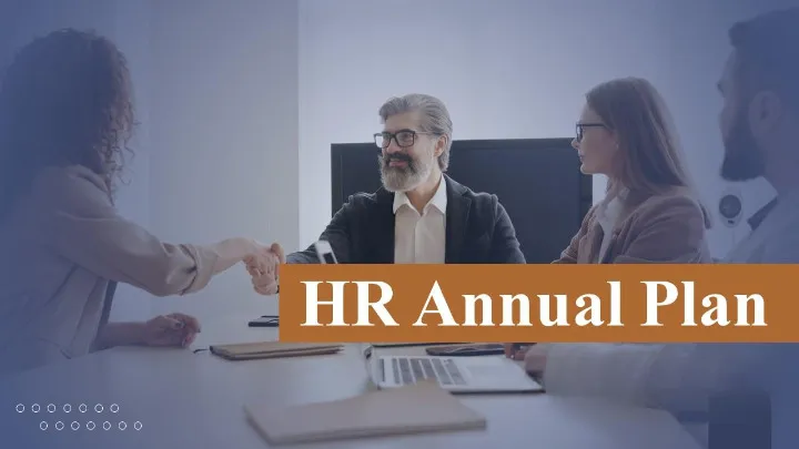 HR Annual Plan Template, Easy to Use and Customize